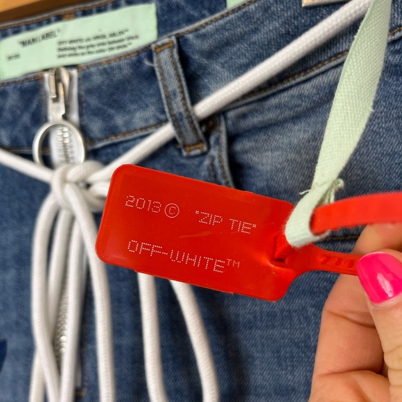 NWT Deadstock Off-White 2013 Global Warming Flare Jeans Sz 25 - Picture 6 of 16